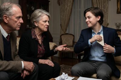 ‘Consider this your final gift,’ she sneered, sliding a legal envelope across the table while my sister’s camera flashed in my face. It was a disownment letter. They expected tears; they wanted a show. I simply smiled, tucked the papers away, and whispered, ‘Thank you for making this so easy.’