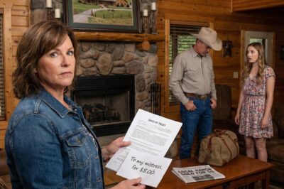 MY HUSBAND SOLD OUR $2,000,000 RANCH TO HIS MISTRESS FOR EXACTLY $5… HE THOUGHT I WAS BROKEN, BUT HE FORGOT ONE DEADLY DETAIL!