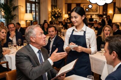 Rich Man Orders in a Foreign Language to Humiliate a Waitress in a restaurant, But Her Reply made him…