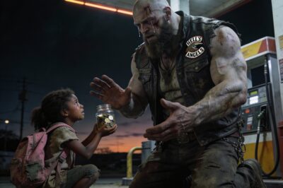 Poor Kid in Chicago Gives Last $1 to a Biker, Wakes Up to 1,000 Harleys on Her Lawn!