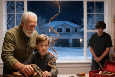 I didn’t leave my son’s house because of the argument. I left because my ten-year-old grandson looked at a single drop of his own blood and asked…