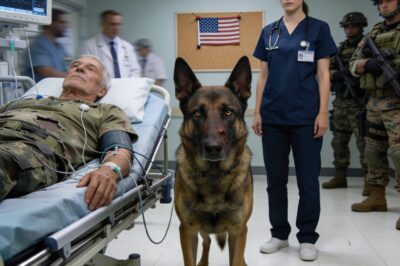 The K9 Guarded Him Like a Weapon—Until I Spoke Six Classified Words. They Called Me a Hero, But the Hospital Called Me a Liability. This is the Story of How Saving a Dying General Cost Me Everything, and How the Corporate Betrayal Forced a Combat Veteran to Wage One Last War in the Very Place Meant to Heal.