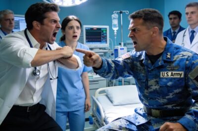 “You don’t get to do that again. Not to me. Not to any nurse.” I told the arrogant surgeon, my voice quiet but firm. The entire ER went silent, watching the man who had humiliated me just moments before now tremble in the corner, his world turned upside down.
