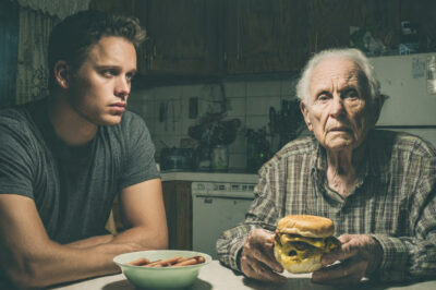 He saw my $28 delivery burger, then showed me his bank account. The number he revealed didn’t just expose my spending—it exposed the lie I was living.