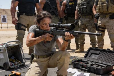 He mocked me, called me sweetheart, and handed me his rifle.