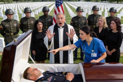 I placed my fingers on his neck, searching for the impossible as 200 Marines stared in anger. My career, my freedom, my entire life was on the line. They were ready to arrest me for desecrating a hero’s funeral, but they didn’t know the secret I carried.