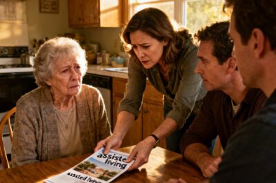 My kids showed up with pamphlets for a nursing home and a smile, not realizing I wasn’t surrendering my life to their fear. They called it love, but when does care become a cage and your own home feels like a prison?