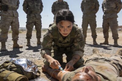 They thought she was a fragile recruit until the blood started flowing.