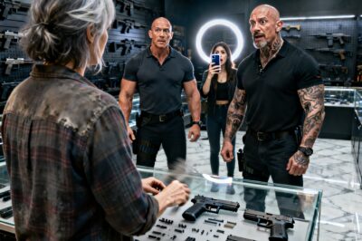 They mocked her gray hair until she took the safety off.