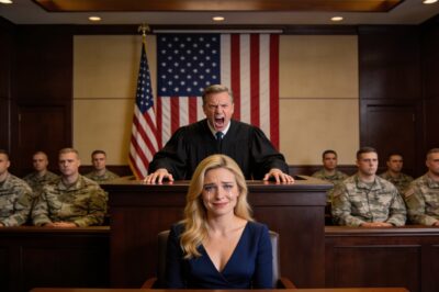 I sat at the defendant’s table, swimming in a thrift-store blazer that wasn’t mine. Every person in this room had already made up their mind about me. The prosecutor, with her neat files and perfect record, saw another fraud. The judge, a man who wore his own service like armor, saw a personal offense. Even my own public defender, a tired man who’d already lost this fight in his head, just saw another hopeless case.