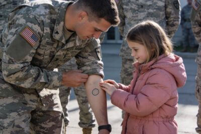 Five hardened operators froze. A nine-year-old girl walked onto a secure compound, pointed at a classified mark on my arm that wasn’t supposed to exist, and said seven words that shattered my reality. “My mom had that same tattoo.” We all thought her mom was dead.