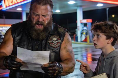 Through the greasy truck stop window, I read the words that would change everything. Two men, a nervous one and a cold one, sealing a little girl’s fate. They thought no one could hear them, but they never realized I could see every single word.