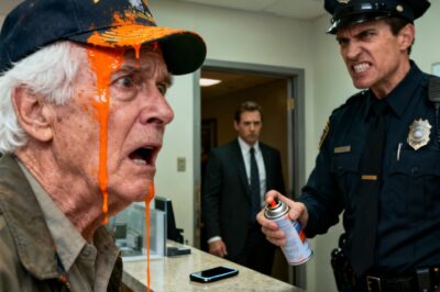 Let me change your skin color!” — An arrogant cop sprays a 76-year-old war hero with paint, not knowing the veteran’s son just pulled up, and he’s the most powerful prosecutor in the state.