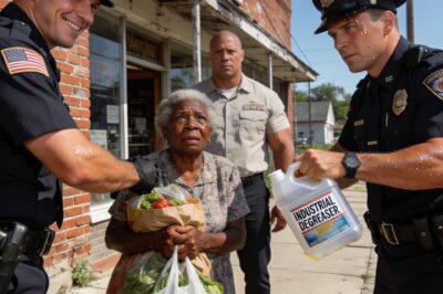 They threatened a 73-year-old grandma with chemicals until a Navy Admiral appeared from nowhere. What he did next froze the entire town and exposed a secret that would burn it all down.