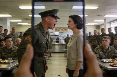 He shoved me in front of his men, calling me a nobody—but he never imagined that the woman whose food he spilled was the one who could end his career with a single word.