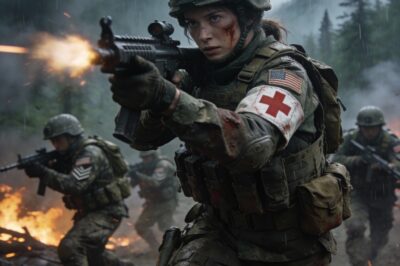 “I’m a medic,” I whispered, my hands shaking. “I save lives.” But my commander was bleeding out in the mud, and the only thing that could save my team was his rifle, lying just out of reach.