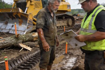The bulldozer didn’t just break the soil—it broke the law.