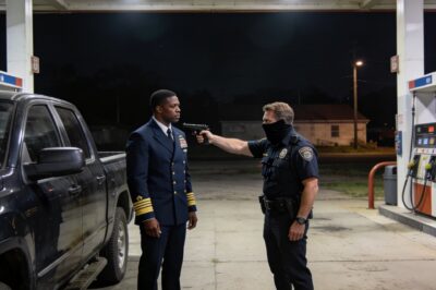 He called my Navy uniform a ‘costume’ and put his gun to my chest. He thought I was just another man to bully in the dark. He had no idea my arrest would send an alert straight to the Pentagon.