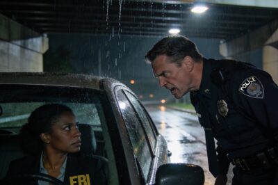 He laughed at my FBI badge, called it fake, and pulled his gun. He thought I was just another victim on a rainy Georgia night. He didn’t know I was there to dismantle his entire corrupt precinct.