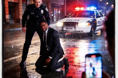 She swung the baton, screaming ‘resisting’ at the well-dressed Black man, sure she’d get away with it—until the badge in his wallet made the entire station go silent and revealed the career-ending mistake she had just made on camera.