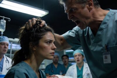 He grabbed my hair in the middle of the ER, snarling that I was ‘just a temp.’ He thought his power was absolute. He didn’t know my combat medic training taught me how to dismantle an empire from the inside out.