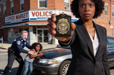 He shoved my 10-year-old daughter against a car for a juice box, but the badge he couldn’t see was the one that would unravel his entire world and expose a truth our town tried to bury.