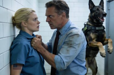 His voice was a low whisper, “I know you want that promotion, baby girl.” His fist tightened on my scrubs, pulling me closer as the bathroom door clicked shut. He thought we were alone. He thought he was in control. He was wrong.