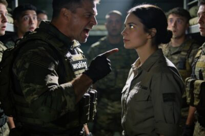 He called her a weakling in front of his entire squad, not knowing the quiet technician was secretly a decorated Navy SEAL sent to expose his unit’s greatest flaw: him.