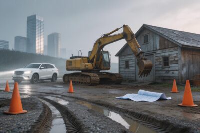 The bulldozer’s steel teeth touched the cedar, then the world exploded.