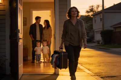 My son and his wife cornered me with a choice: either babysit the twins, or leave. I smiled, packed my things, and walked out of the house. A week later… their bank called me first—because…