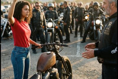 They Told Me I Was Trash, Just Another Disposable Number in a Foster System Designed to Break Spirits, But When I Spent My Last Surviving $40 on a Rusted, Forgotten Heap of Metal, I Didn’t Know I Was Buying My Father’s Soul—or That One Desperate Act Would Summon an Army of 97 Leather-Clad Guardians to My Trailer Doorstep to Rewrite My Destiny, Prove That Blood is Born but Family is Chosen, and Reveal a Secret History That 97 Men Had Kept Silent for Fifteen Years.