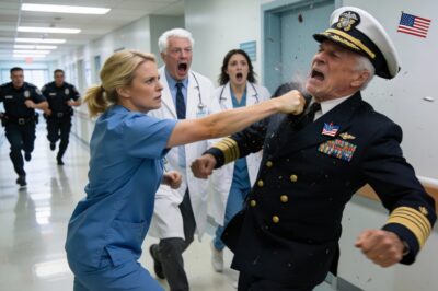 I was just a nurse on the maternity ward, trying to forget a past that smelled like death, until the night our hospital CEO stood in the hallway with a smile that didn’t reach his eyes and a hand coated in invisible poison. He was seconds away from murdering a decorated Navy Admiral right in front of me, and I had exactly eight heartbeats to decide whether to stay silent or destroy my career with a single, career-ending punch.