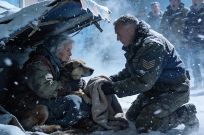 A homeless grandmother and her loyal dog were trapped in a brutal blizzard when fate intervened. What a retired Navy SEAL chose to do in that freezing moment stunned onlookers…