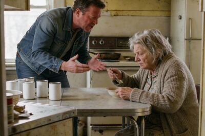 I screamed at my 72-year-old mother because she was eating generic canned soup while wearing a coat inside her own house.