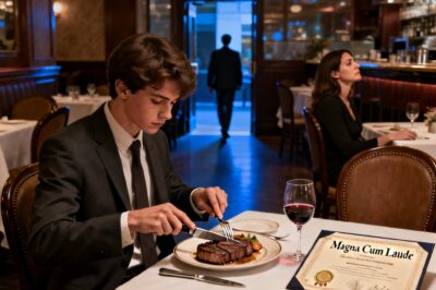 I Sat Alone At My Own Graduation Dinner While My Parents Calmed My Brother Down In The Parking Lot—And That’s When I Realized Being The “Good Son” Was Slowly Destroying Me.