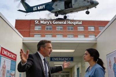 The Hospital Director Fired Her – Minutes Later, a Navy Helicopter Landed on the Roof