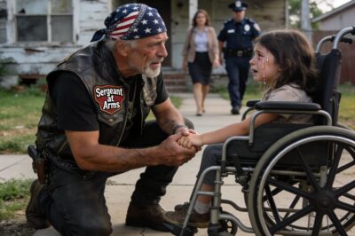 The Angel and the Reaper: How a Silent Biker with a Shattered Soul Found Salvation in the Purple Wheelchair of a Nine-Year-Old Girl Who Saw the Man Behind the Monster, Only to Reveal a Heartbreaking Secret That Would Force Him to Break Every Rule He Ever Lived By