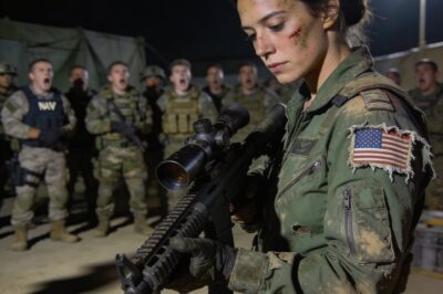 “Any Real Snipers?” The SEAL Commander Asked, Looking Right Past Me. They Thought I Was Just A ‘Lost’ Female Pilot Waiting For A Ride Home. They Didn’t Know My Call Sign Was ‘Night Valkyrie’, Or That The Rifle In The Corner Used To Be My Best Friend. When I Stepped Forward, They Laughed. When I Took The Shot, The Laughter Died.
