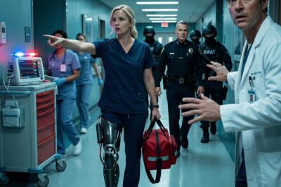 THE NURSE WITH THE LIMP AND THE DOCTOR WHO DUG HIS OWN GRAVE: They thought I was broken goods, just a probationary hire with a prosthetic leg and a silence that made them nervous. But when a dying soldier gripped my wrist and whispered a code name that doesn’t exist on any civilian database, the laughter stopped. They didn’t know they were mocking a ghost, but they were about to learn that some ghosts come with backup—and heavy artillery.