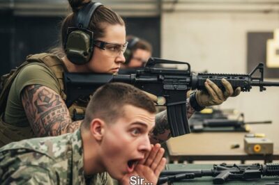 Just a Quiet Woman at the Range — Until One Recruit Whispered, ‘Sir… That’s Ghost Recon’…