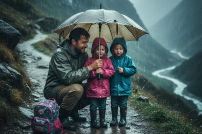 Poor single dad helps stranded twin girls – Unaware their father is who held his fate…