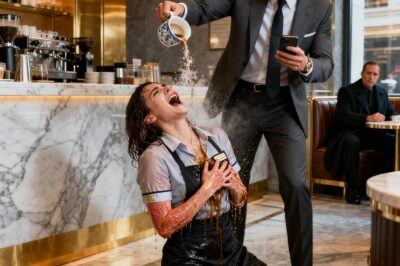 Billionaire’s Son Pours Hot Coffee on Shy Waitress – Unaware The Mafia Boss Saw Everything – And…