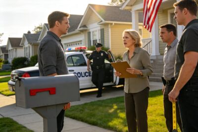 THE DAY THE HOA PRESIDENT CALLED THE COPS ON ME FOR A MAILBOX COLOR, NOT REALIZING I HAD ALREADY BOUGHT THE GROUND BENEATH HER FEET