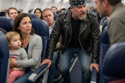 A Single Mom Was Harassed on a Flight — The Biker Next to Her Changed Everything