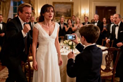 My Billionaire Husband Humiliated Me At The Gala, But My 10-Year-Old Son’s Camera Ended His Career