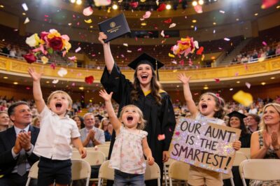 My Entitled Brother Dumped His Kids On Me To Go To Hawaii, So I Canceled His Luxury Hotel And Took Them To My Master’s Graduation!