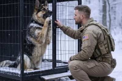 An Abandoned Dog in a Frozen Cage — And The One Man Who Refused to Walk Away!